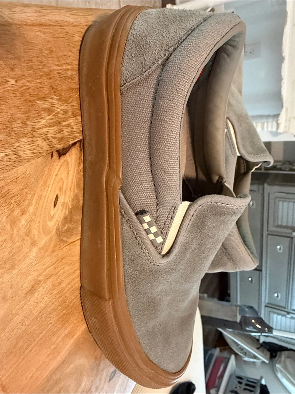Vans suede slip